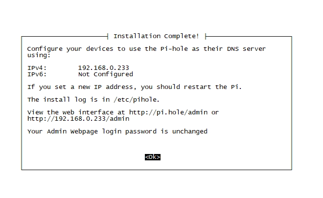 Installation step