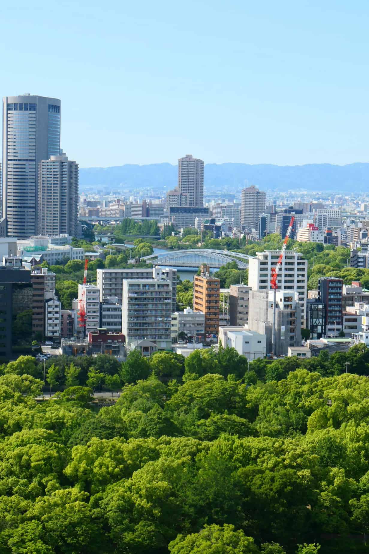 View from Osaka Castle