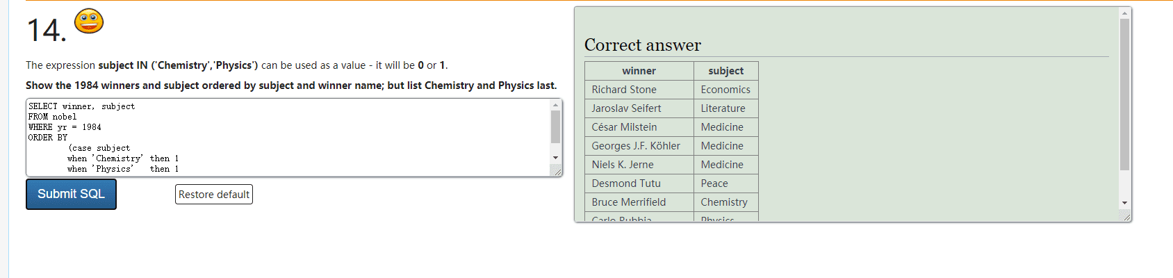Move specified field values to the end - method 2