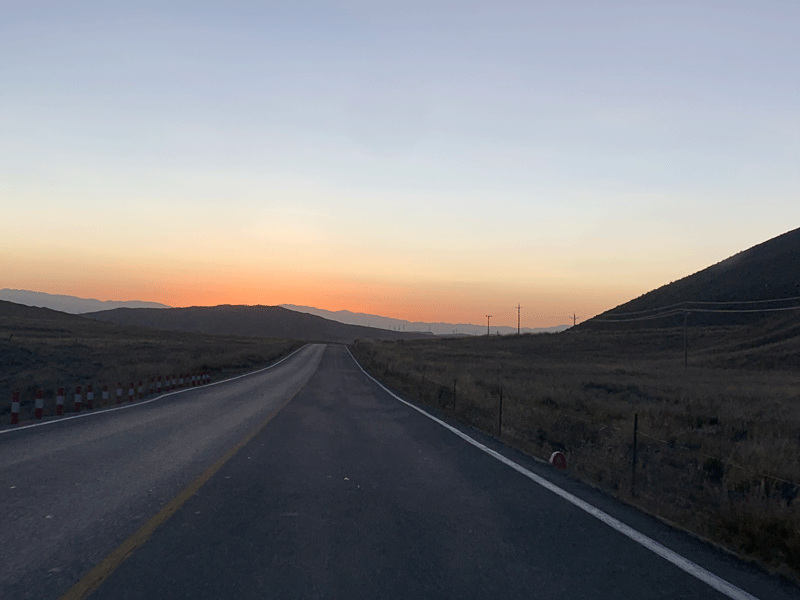 Driving west with the sun