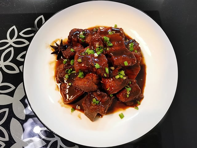 Red-braised pork belly