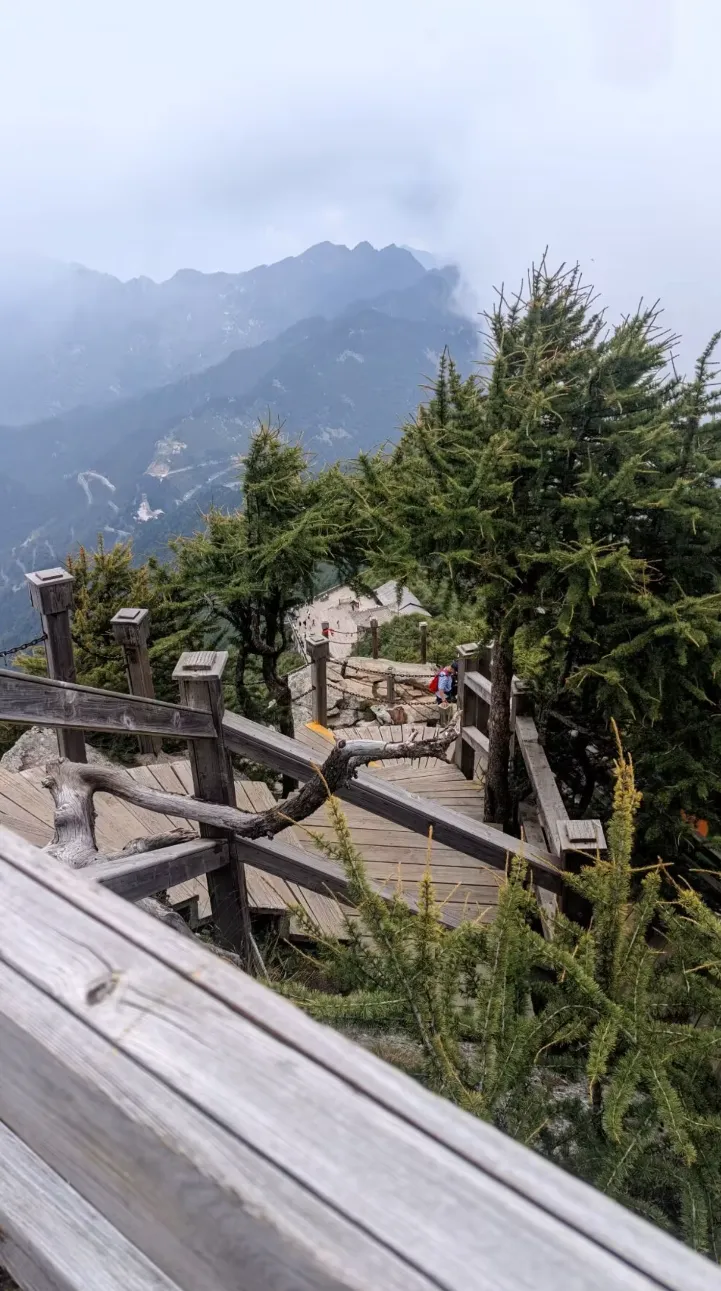 The road down the mountain