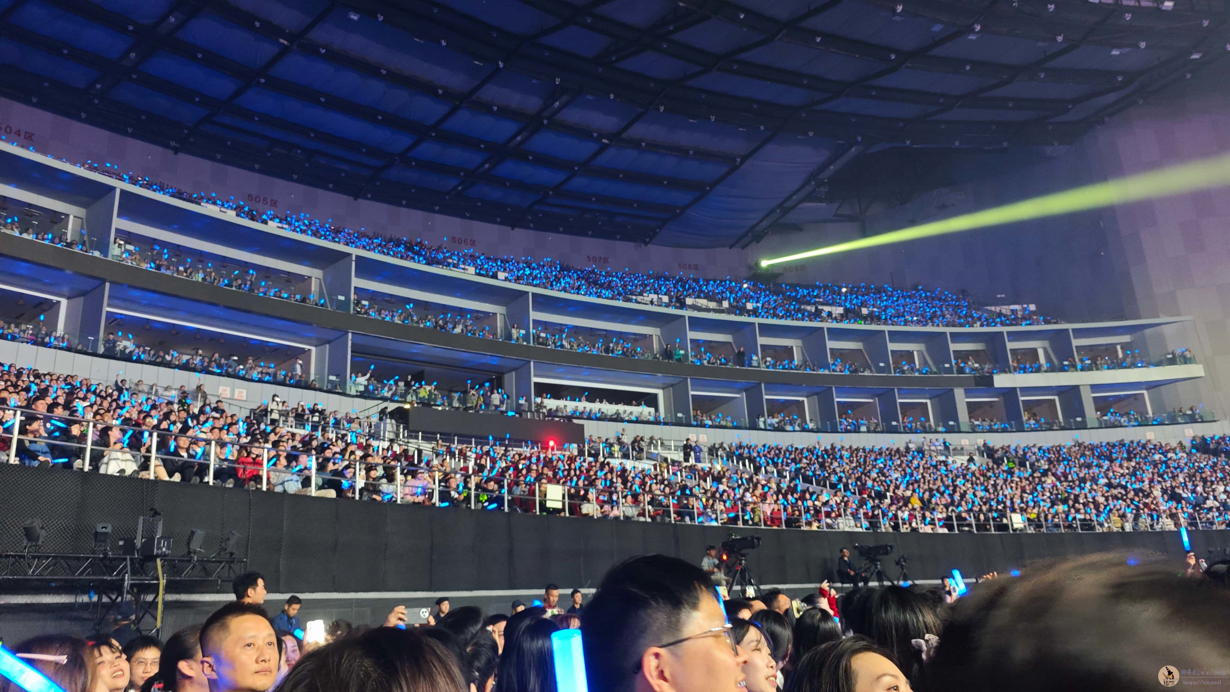 The stands were packed too
