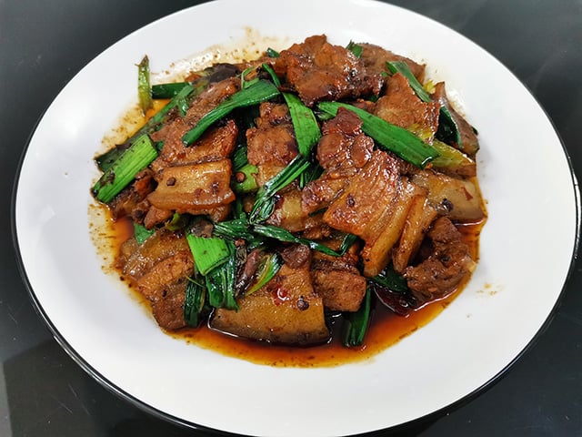 Twice-cooked pork